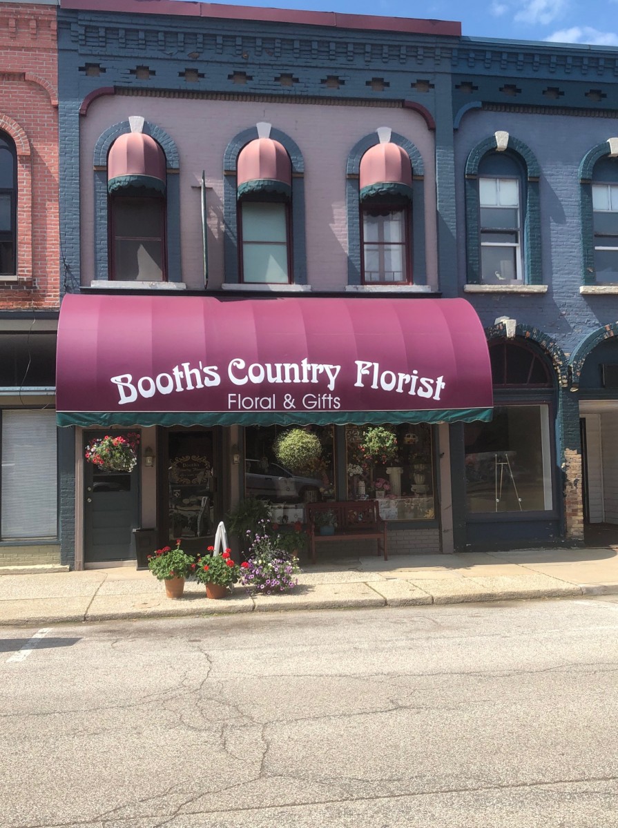 Digital Print Awning_Booth’s Country Florist