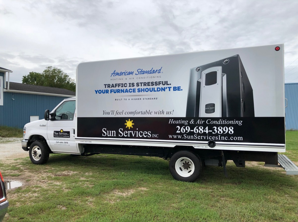 Vehicle Graphics_American Standard Truck